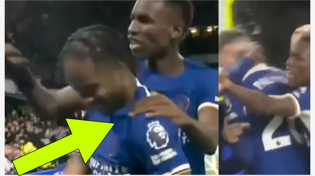 Fans convinced Nicolas Jackson tried to get Raheem Sterling and Cole Palmer to celebrate in front of Man City end