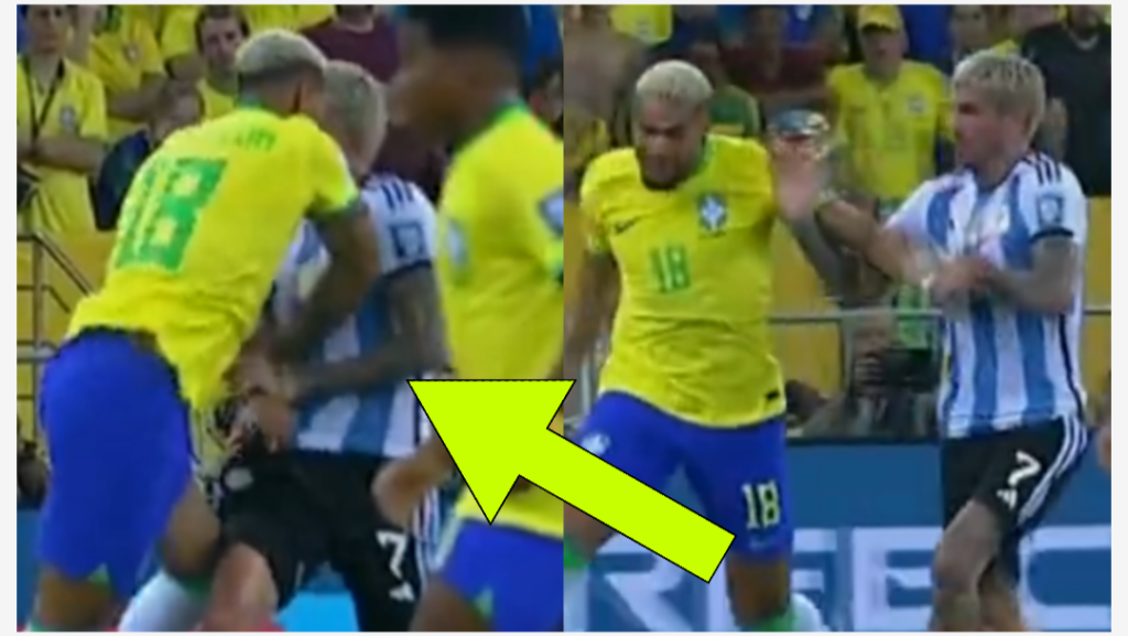 Fans can't believe Joelinton's red card in Brazil's defeat to Argentina