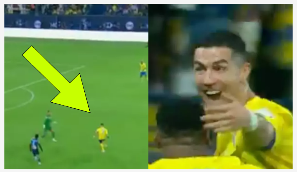 Cristiano Ronaldo scores stunning long-range goal for Al Nassr vs Al Akhdoud