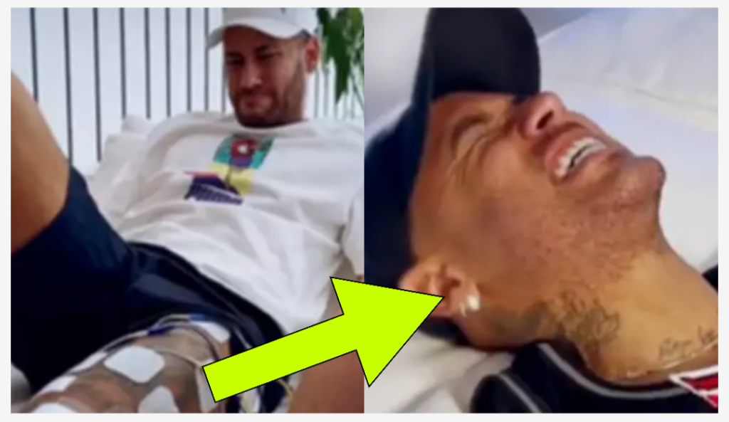 New footage of Neymar going through painful ACL