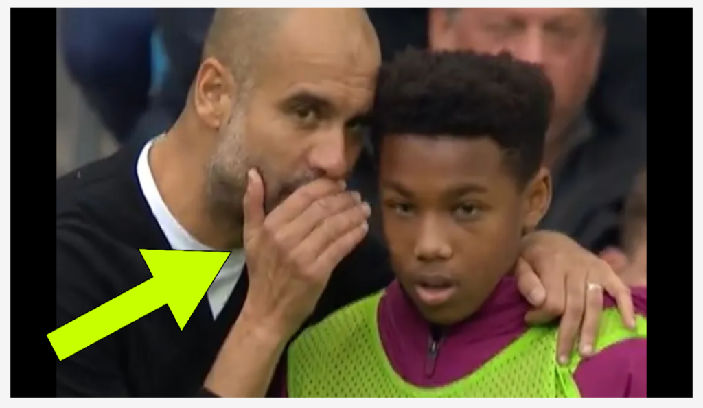 Pep Guardiola couldn't help but smile after being reminded of just how long he has known Micah Hamilton for.