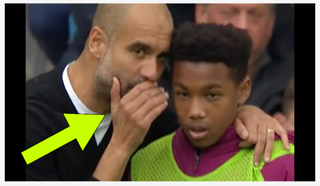 Pep Guardiola couldn't help but smile after being reminded of just how long he has known Micah Hamilton for.