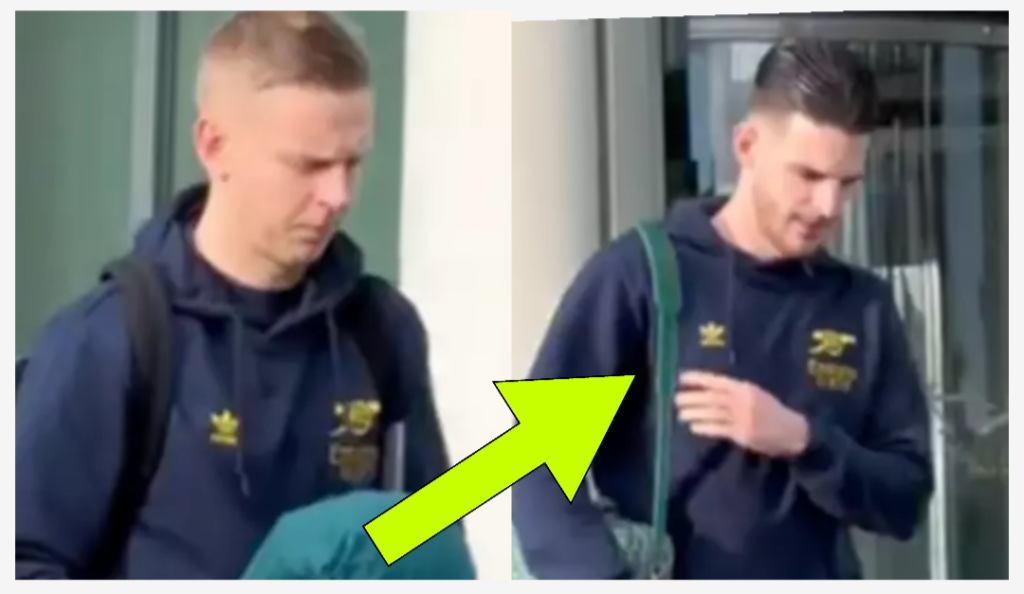 Arsenal fan unable to recognise current first team player as squad leave London hotel